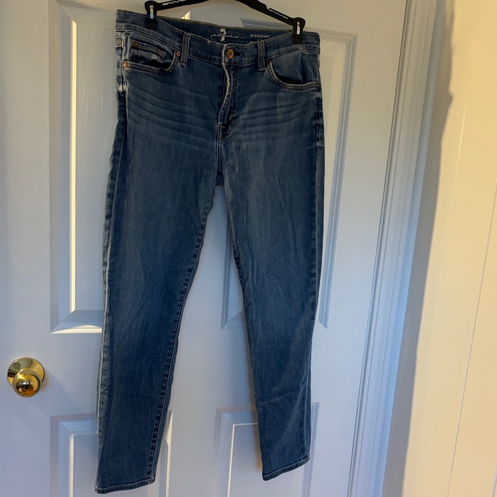 7 For All Mankind Blue Women's Jeans